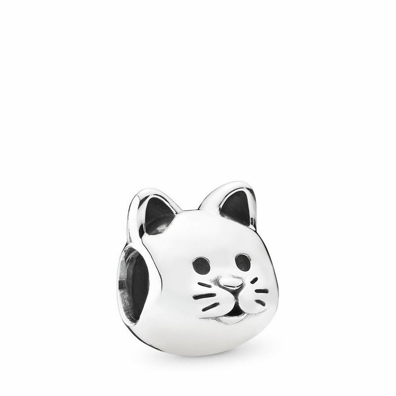 Pandora Curious Cat Charm - Sterling Silver - Canada | IF8004RN